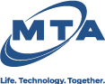 MTA Logo Life. Technology. Together.